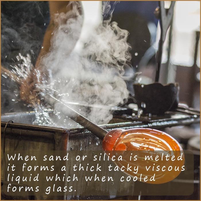 glass blowing.